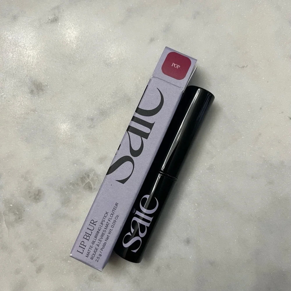 SAIE Lip Blur Lipstick Matte Blurring POP Beauty Makeup Lips 2.5g 0.09oz New NIB